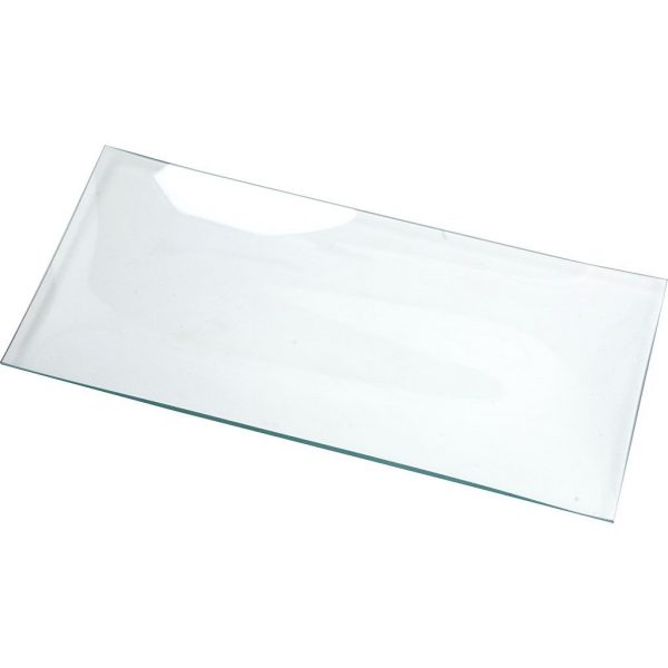VIDRIO CLARO 2" X 4 1/4" X 1/8" PARA CARETA