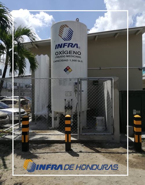 Infra de Honduras realiza instalación de tanque Criogénico en Hospital Leonardo Martinez
